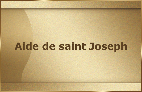 Aide de saint Joseph