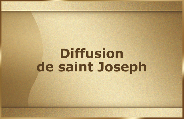 Diffusion de saint Joseph