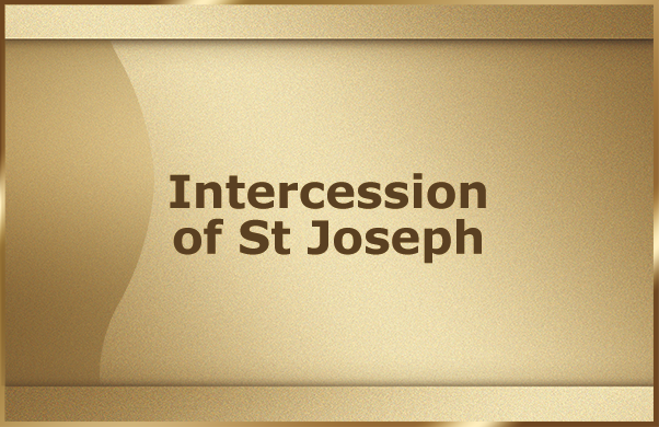 Intercession of St Joseph